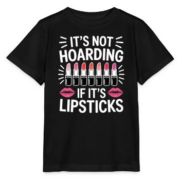 Lippenstift Sprüche Lustige Lippenstift Geschenk - Stanley/Stella Kinder T-Shirt MINI CREATOR  - Schwarz - Vorne - Mikhail (115cm)