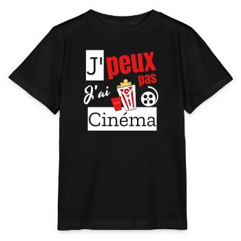 Ich kann kein Kino haben. - Stanley/Stella Kinder T-Shirt MINI CREATOR  - Schwarz - Vorne - Mikhail (115cm)