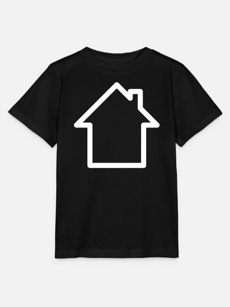 Logo: Haus mit Schornstein - Stanley/Stella Kinder T-Shirt MINI CREATOR - Schwarz