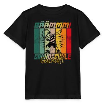 Elementary school managed, school child, gift idea - Stanley/Stella MINI CREATOR Kids’ T-Shirt - black - Front - Mikhail (115cm)