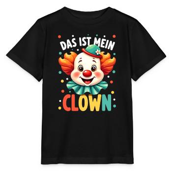Déguisement de clown de carnaval Carnaval Carnaval - T-shirt bio MINI CREATOR Stanley/Stella Enfant - noir - Devant - Mikhail (115cm)