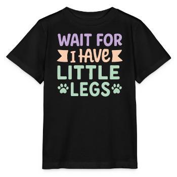 Le chien dit Humour Mème Humour, Drôle, petites jambes drôles - T-shirt bio MINI CREATOR Stanley/Stella Enfant - noir - Devant - Mikhail (115cm)