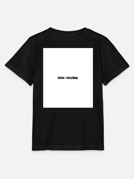 Kaffee Über Alles - Stanley/Stella Kinder T-Shirt MINI CREATOR - Schwarz