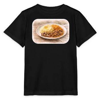 Idylle d’assiettes copieux - T-shirt bio MINI CREATOR Stanley/Stella Enfant - noir - Devant - Mikhail (115cm)