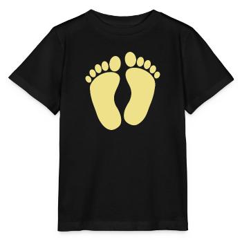 Baby feet - Stanley/Stella MINI CREATOR Kids’ T-Shirt - black - Front - Mikhail (115cm)