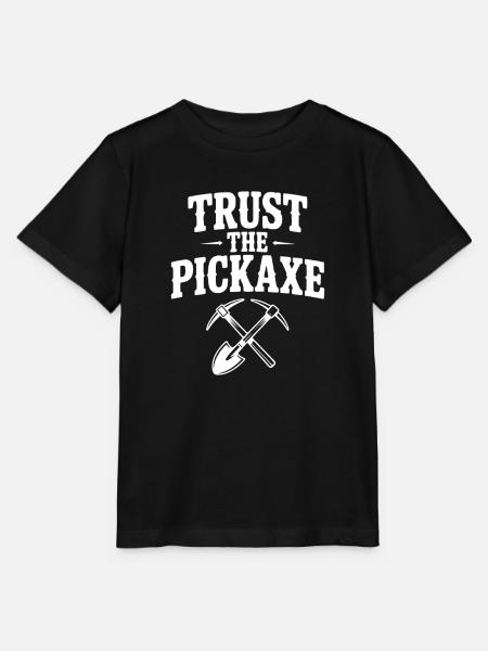 Vertraue der Spitzhacke - Stanley/Stella Kinder T-Shirt MINI CREATOR - Schwarz