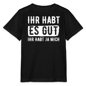 Tu as bien joué, tu m’as eu - T-shirt bio MINI CREATOR Stanley/Stella Enfant - noir - Devant - Mikhail (115cm)