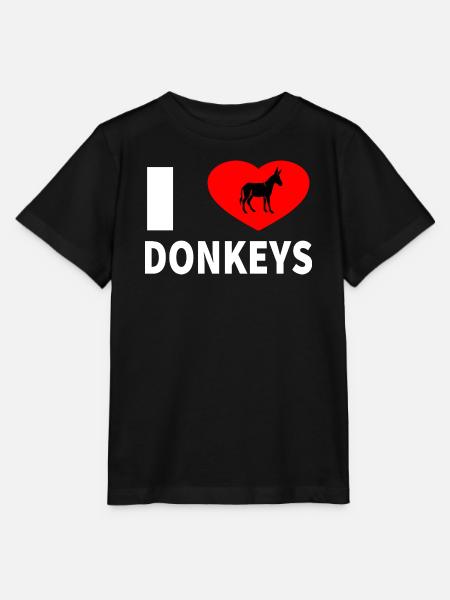 Esel - Stanley/Stella Kinder T-Shirt MINI CREATOR  - Schwarz