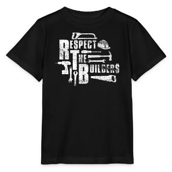 Respect the Builders - Stanley/Stella MINI CREATOR Kids’ T-Shirt - black - Front - Mikhail (115cm)