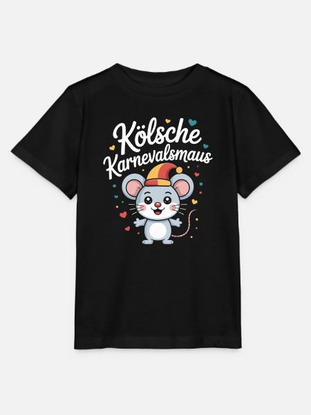 Kölsche Karnevalsmaus Karneval Köln Kölner Maus - Stanley/Stella Kinder T-Shirt MINI CREATOR - Schwarz