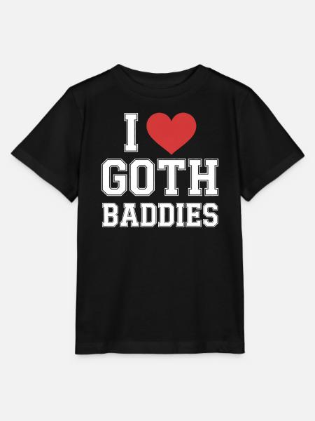 Ich Herz Goth-Bösewichte - Stanley/Stella Kinder T-Shirt MINI CREATOR - Schwarz