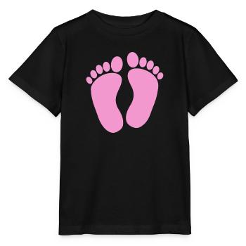 Baby feet - Stanley/Stella MINI CREATOR Kids’ T-Shirt - black - Front - Mikhail (115cm)