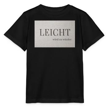 It will be EASY again - Stanley/Stella MINI CREATOR Kids’ T-Shirt - black - Front - Mikhail (115cm)