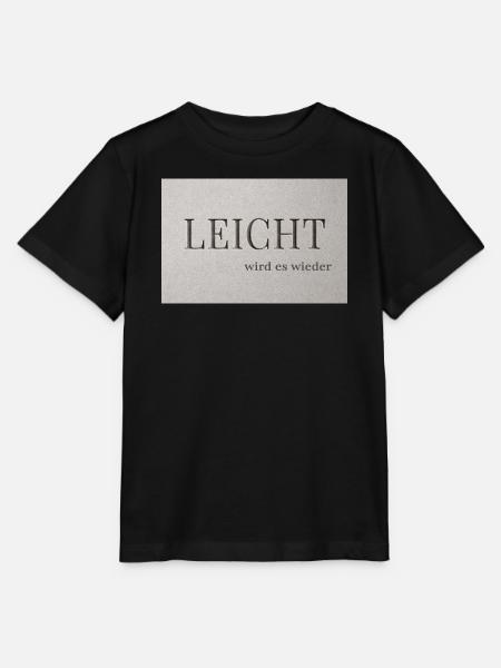 LEICHT wird es wieder - Stanley/Stella Kinder T-Shirt MINI CREATOR - Schwarz