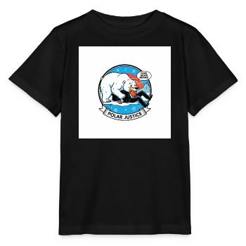 PolarJustice Karikatur - Stanley/Stella Kinder T-Shirt MINI CREATOR  - Schwarz - Vorne - Mikhail (115cm)