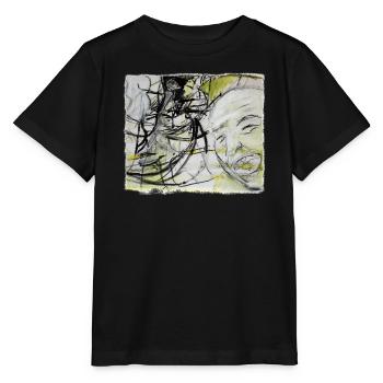 Un vieil homme se souvient - T-shirt bio MINI CREATOR Stanley/Stella Enfant - noir - Devant - Mikhail (115cm)