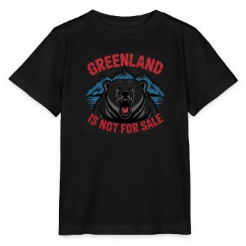 Grönland steht nicht zum Verkauf! - Grönland / Grønland - Stanley/Stella Kinder T-Shirt MINI CREATOR  - Schwarz - Vorne - Mikhail (115cm)