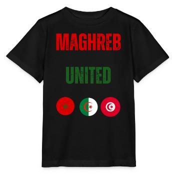 Maghreb United - Algerie Maroc Tunisie - T-shirt bio MINI CREATOR Stanley/Stella Enfant - noir - Devant - Mikhail (115cm)