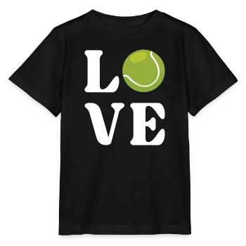 Tennis-Liebhaber - Stanley/Stella Kinder T-Shirt MINI CREATOR  - Schwarz - Vorne - Mikhail (115cm)