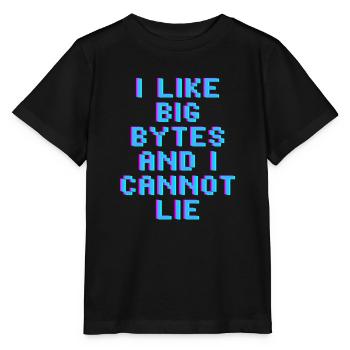 Ich mag große Bytes - Stanley/Stella Kinder T-Shirt MINI CREATOR  - Schwarz - Vorne - Mikhail (115cm)