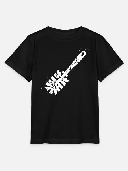 Klobürste Grunge WC Humor Vektor - Stanley/Stella Kinder T-Shirt MINI CREATOR - Schwarz