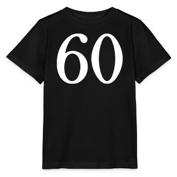 60. 60 ANS. 60e ANNIVERSAIRE. ANNIVERSAIRE 60 ANS. - T-shirt bio MINI CREATOR Stanley/Stella Enfant - noir - Devant - Mikhail (115cm)