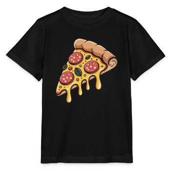 Pizza Pizza Maker - Stanley/Stella MINI CREATOR Kids’ T-Shirt - black - Front - Mikhail (115cm)