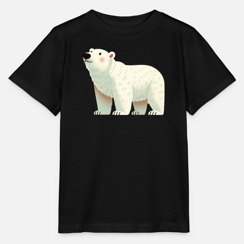 Eisbär - Stanley/Stella Kinder T-Shirt MINI CREATOR  - Schwarz
