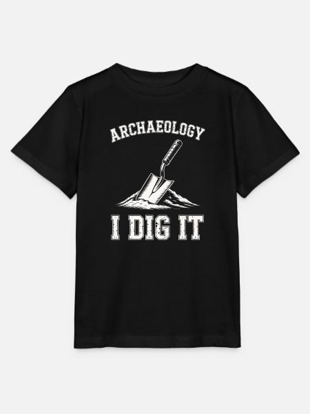 Archäologie Ich gräbe es Kellen aus - Stanley/Stella Kinder T-Shirt MINI CREATOR - Schwarz