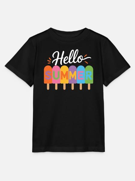 Hallo Sommer - Stanley/Stella Kinder T-Shirt MINI CREATOR - Schwarz