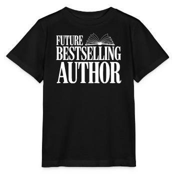Future Bestselling Author - Stanley/Stella MINI CREATOR Kids’ T-Shirt - black - Front - Mikhail (115cm)