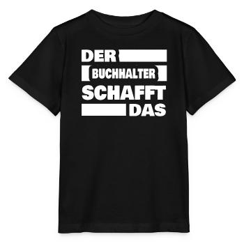 Buchhalter - Stanley/Stella Kinder T-Shirt MINI CREATOR  - Schwarz - Vorne - Mikhail (115cm)
