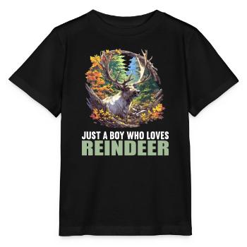 Renne Renne - T-shirt bio MINI CREATOR Stanley/Stella Enfant - noir - Devant - Mikhail (115cm)