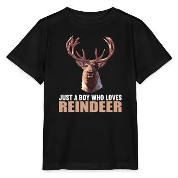 Renne Renne - T-shirt bio MINI CREATOR Stanley/Stella Enfant - noir - Devant - Mikhail (115cm)