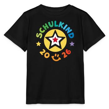 School Child 2026 School Enrollment Back to School - Stanley/Stella MINI CREATOR Kids’ T-Shirt - black - Front - Mikhail (115cm)