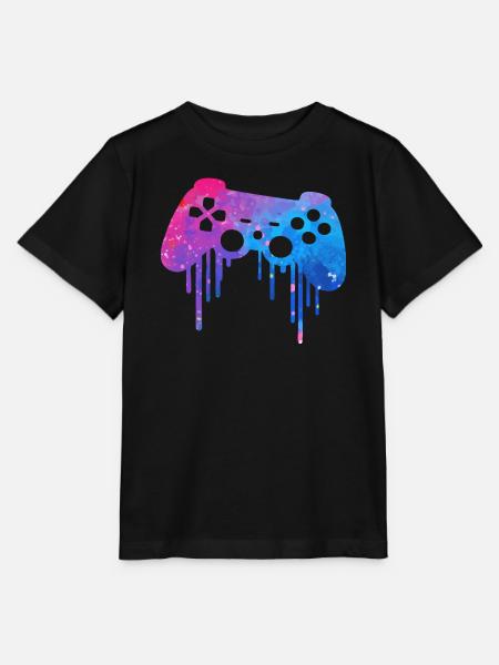 Gaming splash - Stanley/Stella Kinder T-Shirt MINI CREATOR - Schwarz