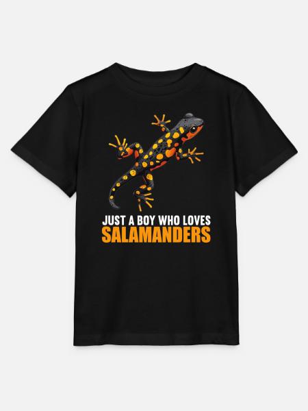 Feuersalamander Salamander - Stanley/Stella Kinder T-Shirt MINI CREATOR  - Schwarz