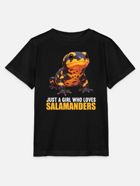Feuersalamander Salamander - Stanley/Stella Kinder T-Shirt MINI CREATOR  - Schwarz