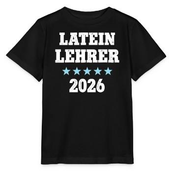 Latin Teacher 2026 Occupation Study Latin Teacher Training - Stanley/Stella MINI CREATOR Kids’ T-Shirt - black - Front - Mikhail (115cm)