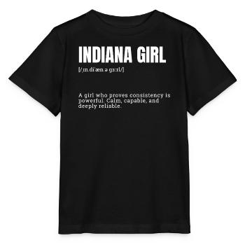 Indiana Girl : Déclaration de faute de frappe constante - T-shirt bio MINI CREATOR Stanley/Stella Enfant - noir - Devant - Mikhail (115cm)