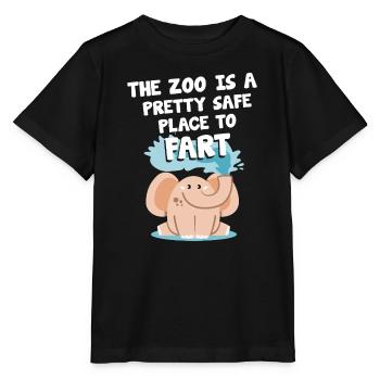 Safari Afrique Savane Éléphant de savane - T-shirt bio MINI CREATOR Stanley/Stella Enfant - noir - Devant - Mikhail (115cm)
