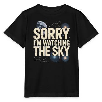 Astronomer Galaxy Outerspace Universe Astronomy - Stanley/Stella MINI CREATOR Kids’ T-Shirt - black - Front - Mikhail (115cm)