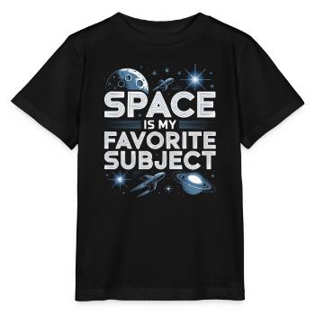 Astronomer Galaxy Outerspace Universe Astronomy - Stanley/Stella MINI CREATOR Kids’ T-Shirt - black - Front - Mikhail (115cm)