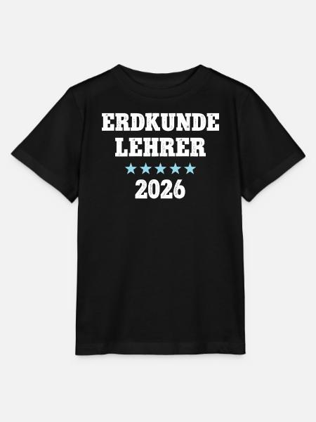 Erdkundelehrer 2026 Erdkunde Lehrer Geo Schule - Stanley/Stella Kinder T-Shirt MINI CREATOR - Schwarz