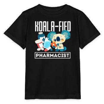 Koala-apotheker Pharmazietechniker - Stanley/Stella Kinder T-Shirt MINI CREATOR  - Schwarz - Vorne - Mikhail (115cm)