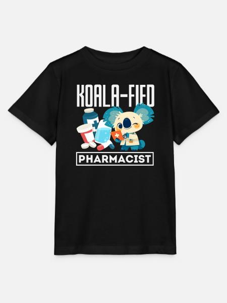 Koala-apotheker Pharmazietechniker - Stanley/Stella Kinder T-Shirt MINI CREATOR - Schwarz