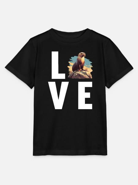 Seelöwen Seelöwe - Stanley/Stella Kinder T-Shirt MINI CREATOR - Schwarz