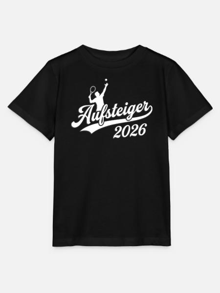 Tennis Aufsteiger 2026, Tennis Meistermannschaft - Stanley/Stella Kinder T-Shirt MINI CREATOR  - Schwarz