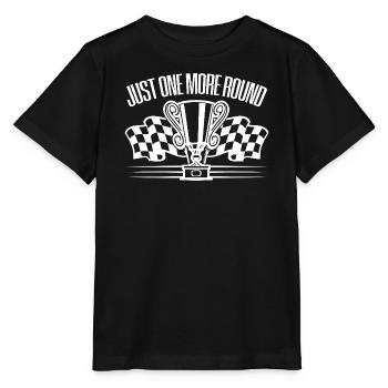 Juste un cadeau de dragsters à la slot car exTra Round - T-shirt bio MINI CREATOR Stanley/Stella Enfant - noir - Devant - Mikhail (115cm)