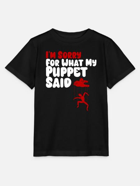 Puppenbekenntnis an Fäden - Stanley/Stella Kinder T-Shirt MINI CREATOR  - Schwarz